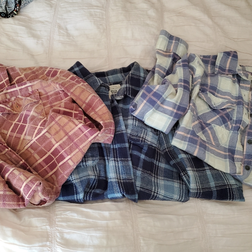 Billabong classic flannel 3 for 1 deal